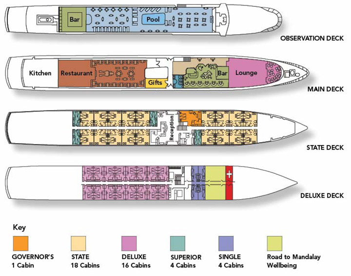 belmond road to mandalay deck plan