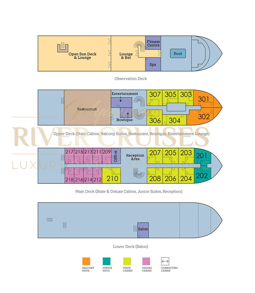 belmond orcaella deck plan